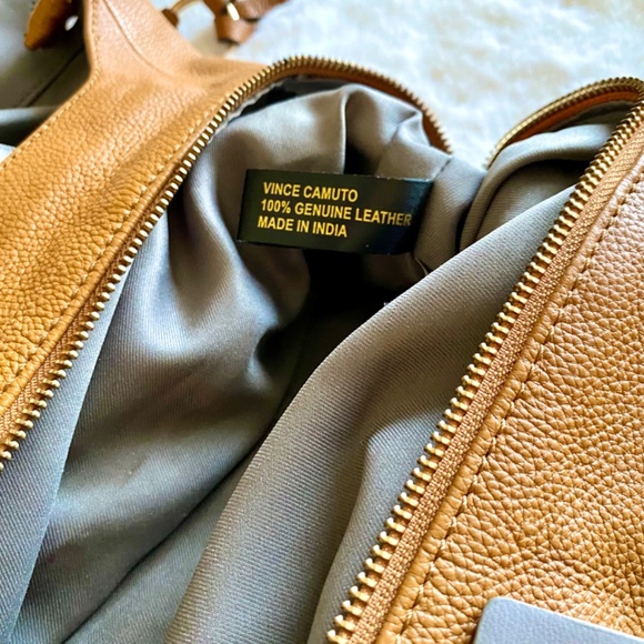 VINCE CAMUTO Hobo Shoulder Bag Rustic Oak - Picture 10 of 13